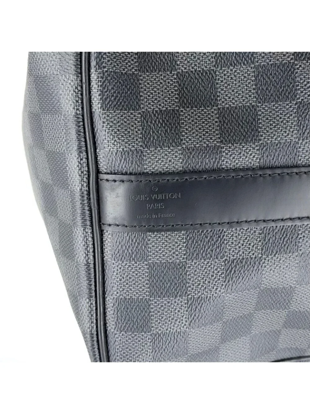 Louis Vuitton Keepall Bandouliere 45 Damier Graphite Leather